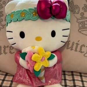 Hello Kitty plush, 15 inches tall, like new